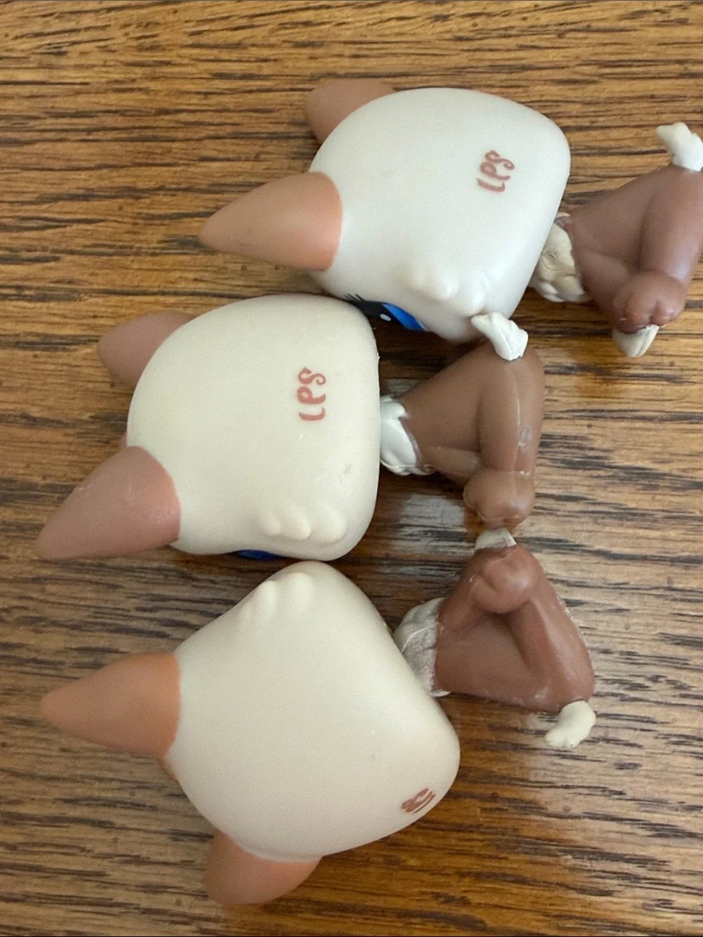 Three Littlest Pet Shop G7 Series 2 #73 German Shepherds